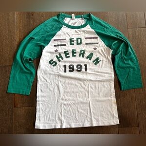 Ed Sheeran 1991 size‎ small top